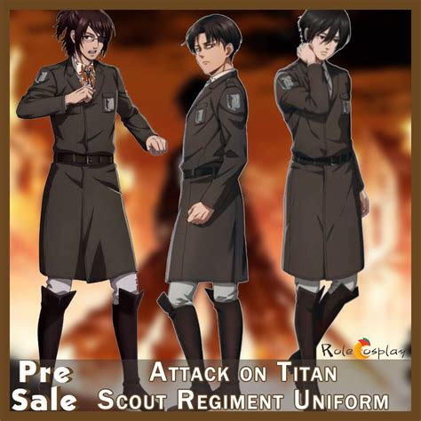 💥 RoleCosplay Attack on Titan Scout Regiment Pre-Sale 💥 ⚡ Pre-sale detials: First period (About ...