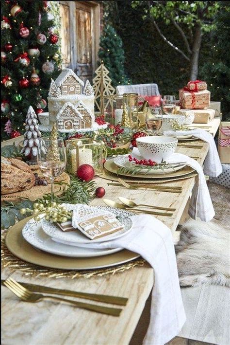 20+ Christmas Dinner Table Ideas