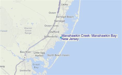 Manahawkin Creek, Manahawkin Bay, New Jersey Tide Station Location Guide