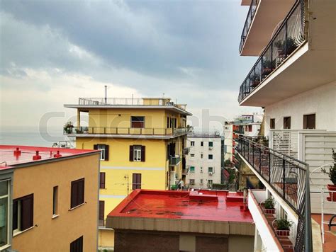 Naples, Italy Typical view of Colorful Homes | Stock image | Colourbox