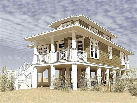 Modern Beach House Plans On Stilts