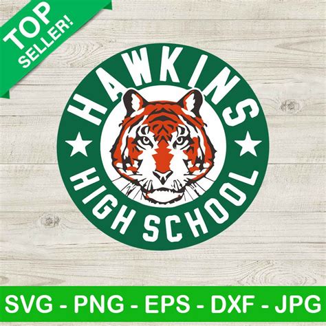 Hawkins High School Logo SVG, Hawkins Stranger Things SVG, Stranger ...