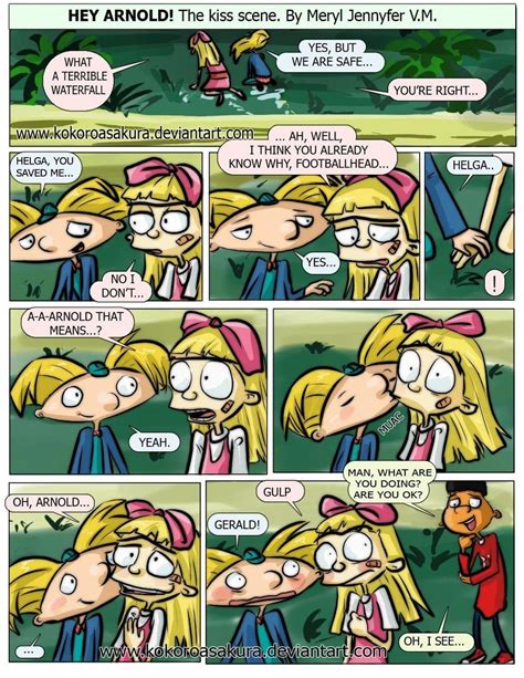 Hey arnold kiss scene - Arnold and Helga Fan Art (17821751) - Fanpop