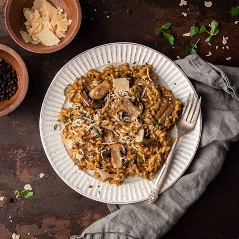 Gourmet Truffle Mushroom Risotto | Marley's Menu