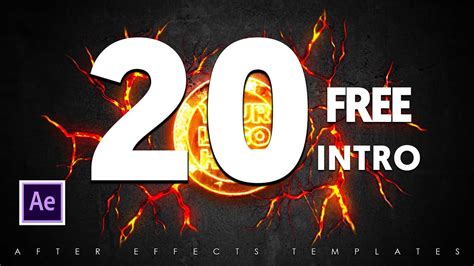 20 Free After Effects Intro Templates - YouTube