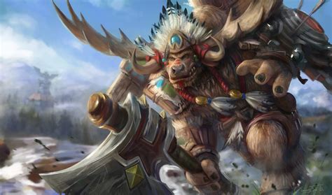 Highmountain Tauren by Jorsch on DeviantArt