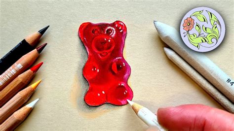 Draw a red Gummy Bear - YouTube