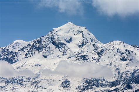 Free picture: snow, mountain, cold, mountain peak, winter, geology, outdoor, blue sky, nature