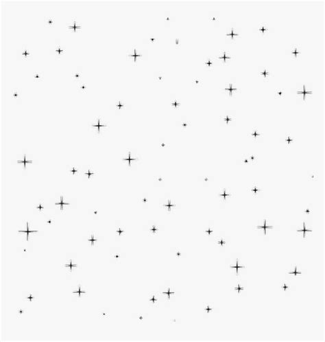 #overlay #pfp #icon #stars #star #icons #tumblr #aesthetic - Black-and-white, HD Png Download is ...