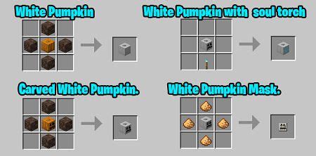 White Pumpkin Add-on 1.16/1.15+ | Minecraft PE Mods & Addons