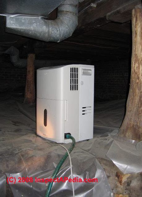 Crawl Space Dehumidification: Cures for damp crawl areas Using heat, dehumidifiers, & exhaust ...