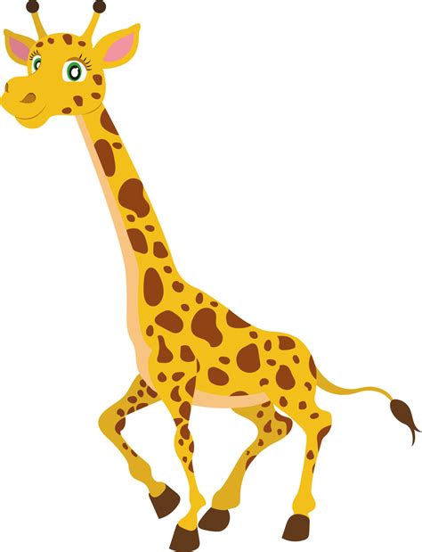 Clipart Vector Giraffe. Cartoon Cute Giraffe 13266261 Vector Art at ...