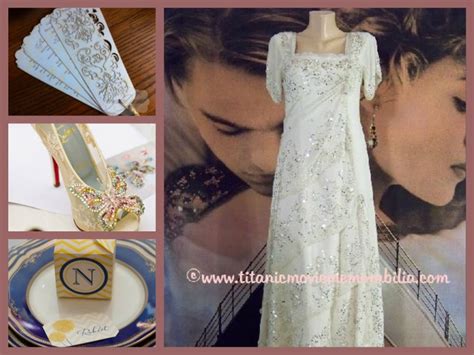 Titanic wedding theme | Titanic dress, Crystal gown, Edwardian wedding