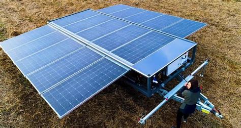 Solar trailer for off-grid applications from France – pv magazine International