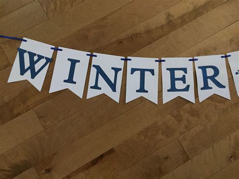 Winter Wonderland banner winter Home decor Winter Wonderland - Etsy ...