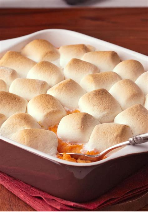 Best 25+ Sweet potatoes with marshmallows ideas on Pinterest | Baked sweet potatoes with ...