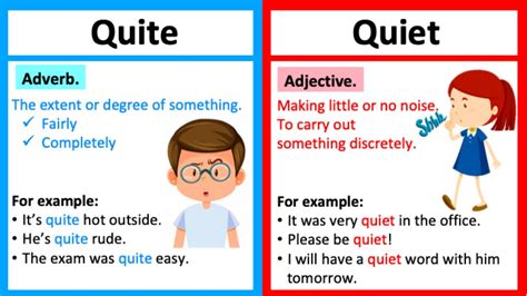 QUITE vs QUIET 🤔 | What's the difference? | Learn with examples - YouTube