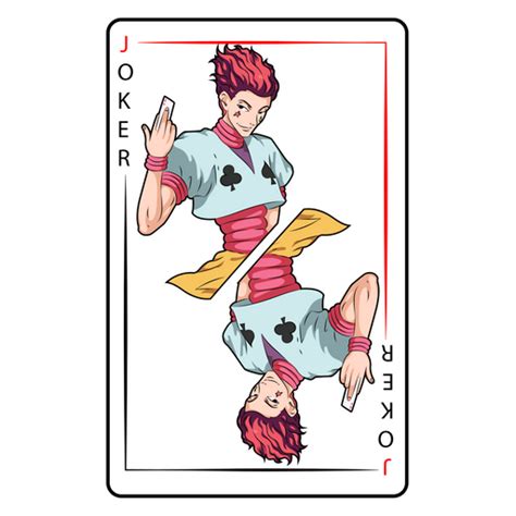 Hunter x Hunter Hisoka Morow Sticker | Anime printables, Anime stickers, Joker card