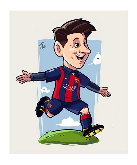 Messi Cartoon Wallpapers - Top Free Messi Cartoon Backgrounds - WallpaperAccess