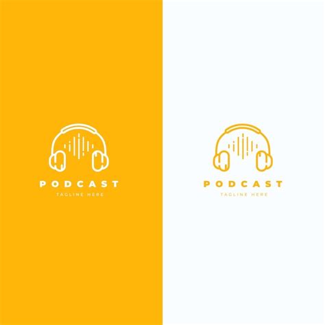 Free Vector | Detailed podcast logo template