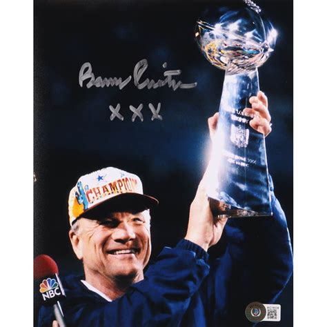 Barry Switzer Signed Cowboys 8x10 Photo Inscribed "XXX" (Beckett) | Pristine Auction