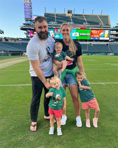 Jason Kelce's Wife Kylie Marks Youngest Daughter's 1st Eagles Game | Us ...