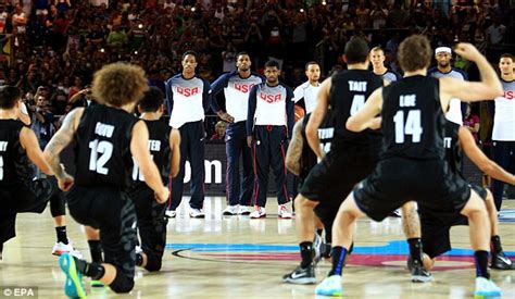 Check out the hysterical look on the faces of the best basketball players in the world as they ...