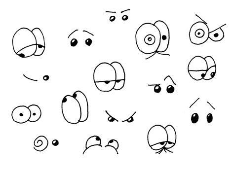 How to Easily Draw Cartoon Eyes to Show Different Emotions