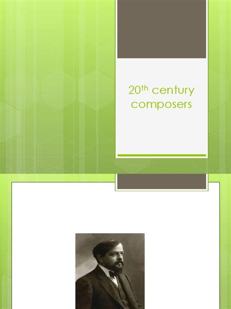 20 century composers