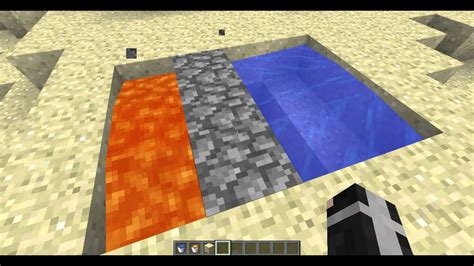 tutorial how to make a cobblestone generator (no redstone) 1+1 lava and water bucket = 3 ...