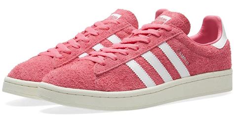 adidas Suede Campus in Pink - Lyst