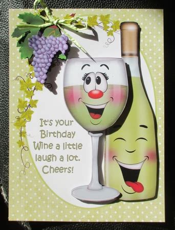 Birthday cheers wine a little mini kit - CUP878879_1209 | Craftsuprint