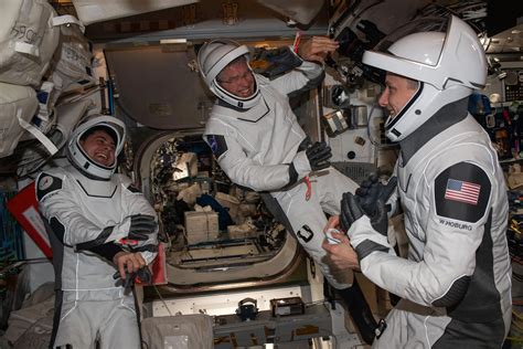 Space Station Crew Handovers Continue As Four Astronauts Near End of Six-Month Research Mission