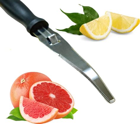 Better Houseware Grapefruit Knife Curved Serrated Stainless Steel Knife ...