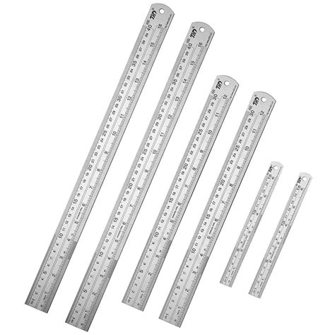 Aliexpress.com : Buy Stainless Steel Ruler Straight Edge Metal Ruler Set For Engineering Office ...