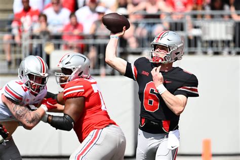 Ohio State football camp opens: Kyle McCord vs. Devin Brown, safety ...