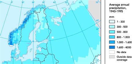 Scandinavia Weather Map - When To Go to Scandinavia