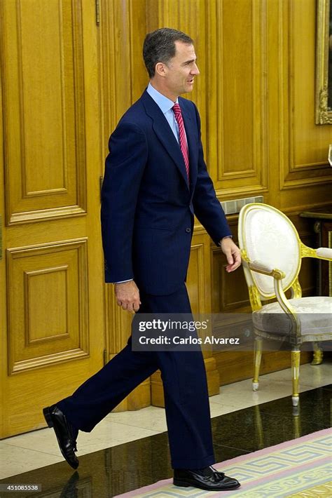 King Felipe VI of Spain attends several audiences at Zarzuela Palace... News Photo - Getty Images