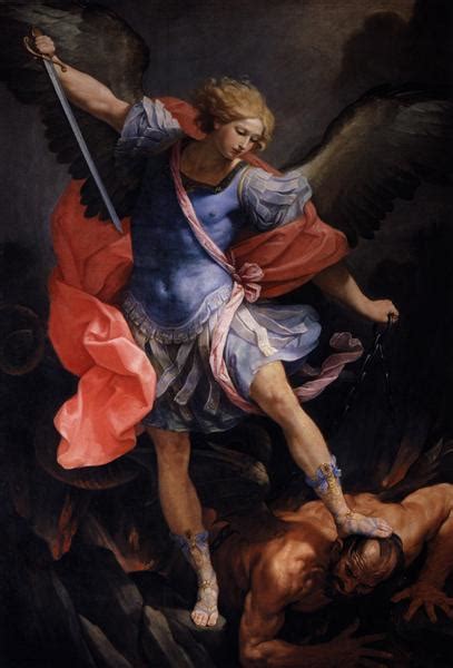 The Archangel Michael defeating Satan, 1635 - Guido Reni - WikiArt.org