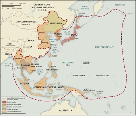 The Map Of Japan During World War II: A Visual Chronicle Of Conflict ...