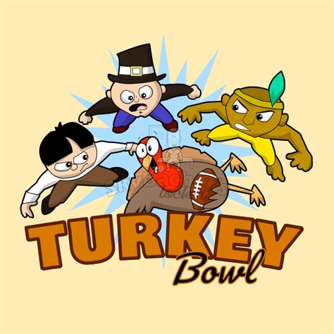 Turkey Bowl Football Logo - Skybacher's Locker