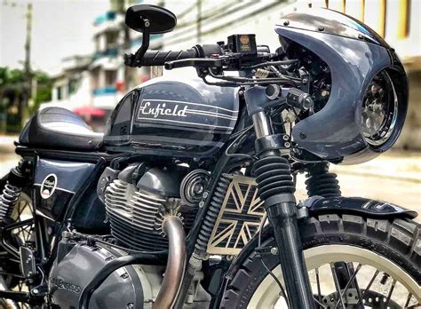 Royal Enfield 650 Custom Made Cafe Racer Looks Rad