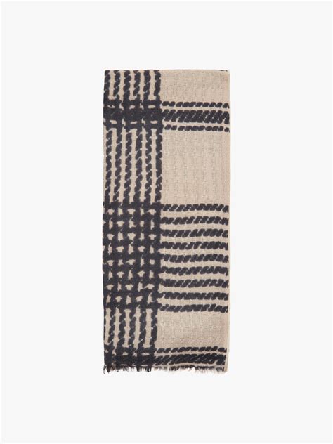 Women's Epice Tweed Check Wool Scarf | Scarves | Fenwick