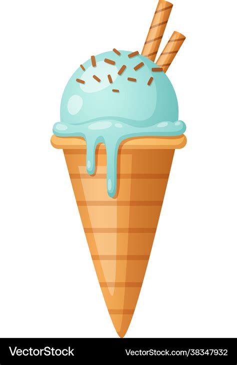 Ice cream cartoon Royalty Free Vector Image - VectorStock