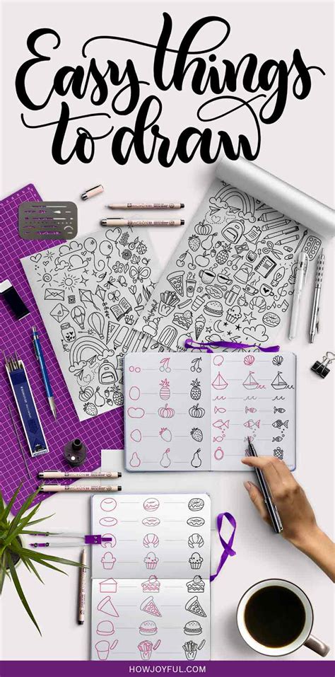 Easy things to draw: 100+ Cool ideas to doodle on your bullet journal