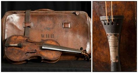 This violin survived the sinking of the Titanic (almost) unscathed and ...