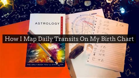 How I Map The Daily Transits To My Birth Chart - YouTube