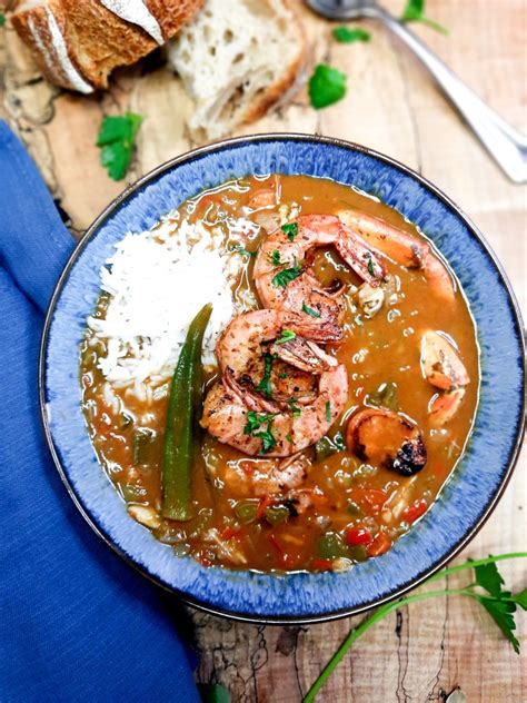 Shrimp Crab Sausage Okra Gumbo Recipe | Dandk Organizer