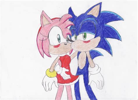 Sonic x Amy Kiss by BlueSpeedsFan92 on DeviantArt