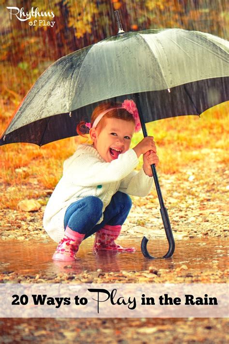 Fun ways we found to get outside, connect, and play in the rain ...